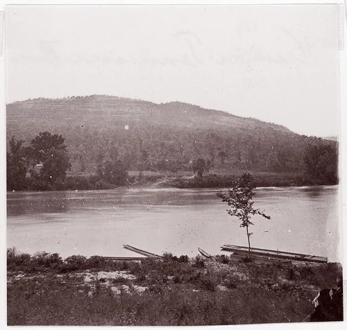 View on Tennessee River by George N. Barnard, photograph, 1861-1865