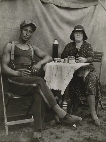 Indian Man and German Woman by August Sander, photograph, 1926