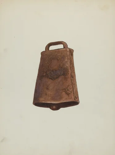 Cow Bell by Georgina King, index of american design, 1940