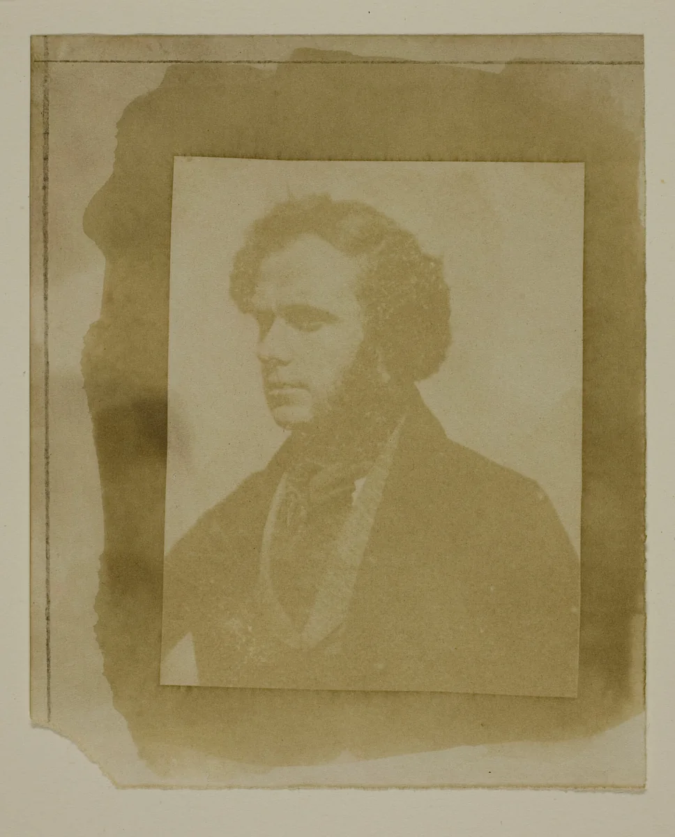 Portrait of Henneman in Profile by William Henry Fox Talbot, photograph, 1843