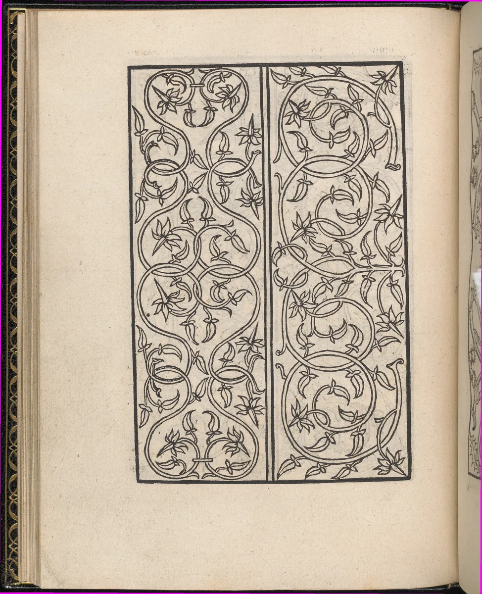Page from Ein new kunstlich Modelbuch...(Page 16v) by Peter Quentel, book, 1544
