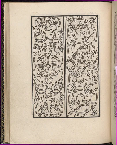 Page from Ein new kunstlich Modelbuch...(Page 16v) by Peter Quentel, book, 1544