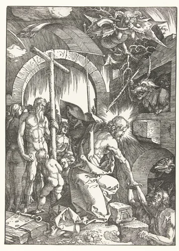 Afdaling in het voorgeborchte by Unknown, print, 1510