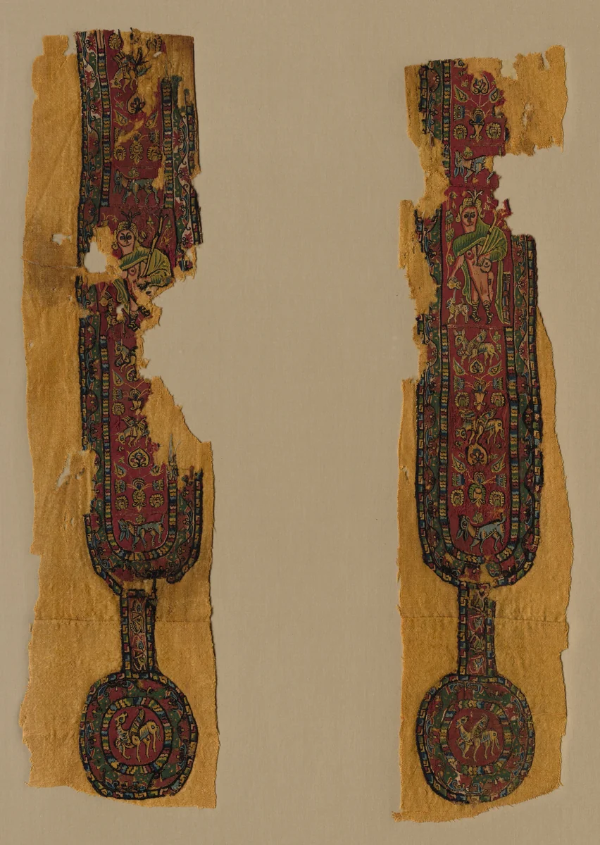 Decorations and Sleeve from a Tunic by Unknown, textile, 700-799