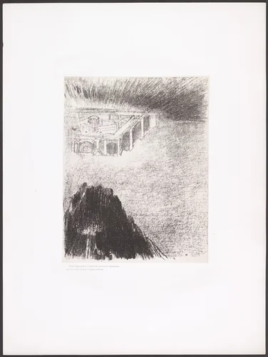 And I John Saw the Holy City, New Jerusalem, Coming Down from God out of Heaven (Et moi, Jean, je vis la sainte cité, la nouvelle Jérusalem, qui descendait du ciel, d'auprès de Dieu) from Apocalypse of Saint John (Apocalypse de Saint-Jean) by Odilon Redon, print, 1899