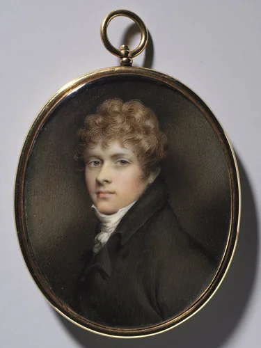 Portrait of a Young Man by Andrew Plimer, painting, 1800-1810