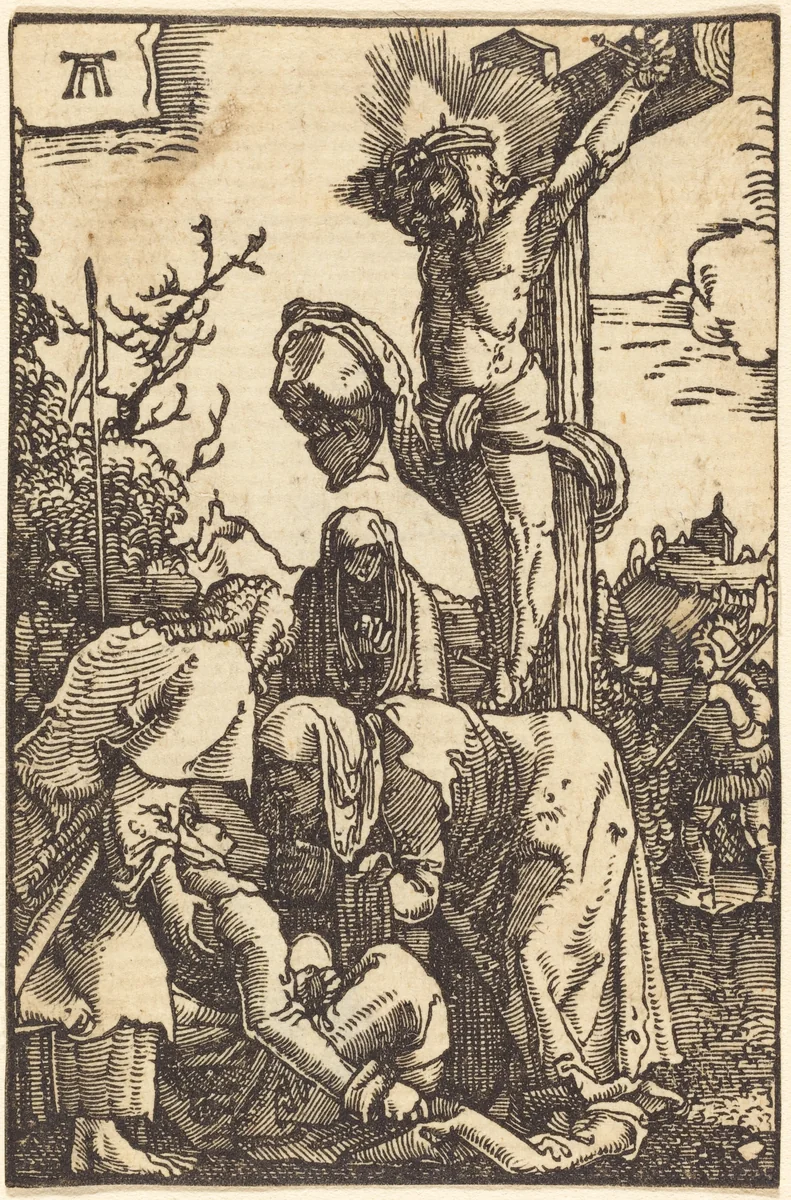 Christ on the Cross by Albrecht Altdorfer, print, 1513