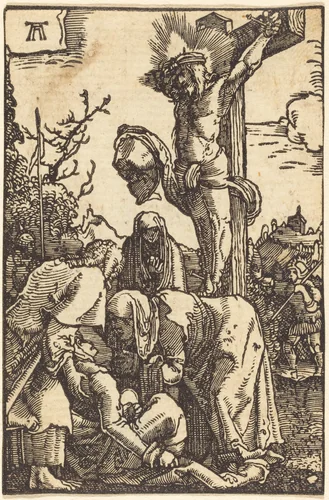 Christ on the Cross by Albrecht Altdorfer, print, 1513