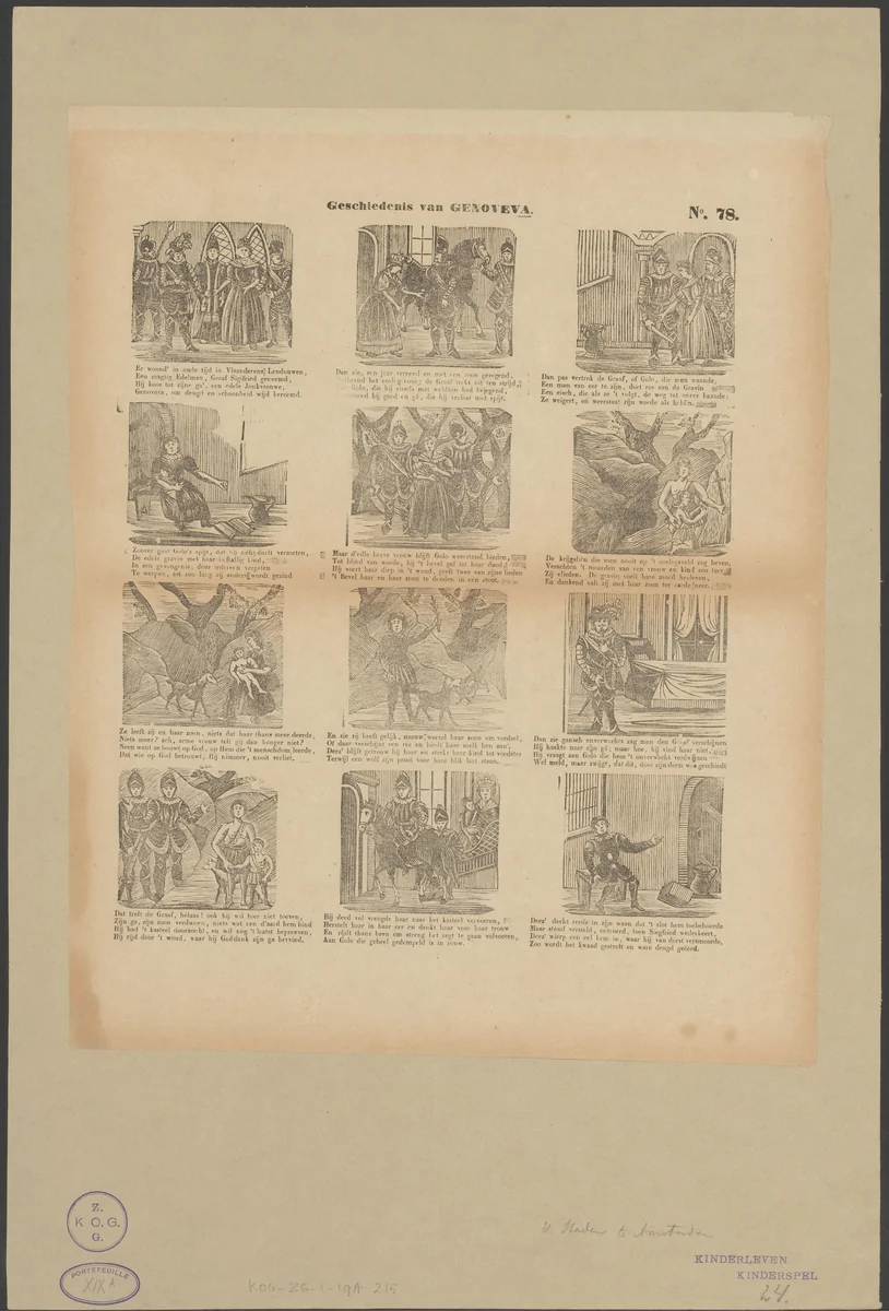 Genoveva by anonymous, print, 1850-1870