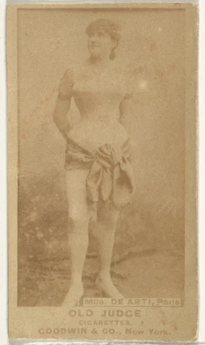 Mlle. De Arti, Paris, from the Actors and Actresses series (N171) for Old Judge Cigarettes by Goodwin & Company, photograph, 1886-1890