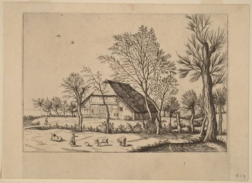Farm by Lucas van Doetechum
Johannes van Doetechum the Elder
Master of the Small Landscapes, print, 1605
