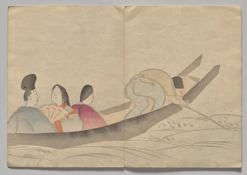 Scene from The Kōrin Picture Book (Volume 2) by Nakamura Hōchū (中村芳中), book, 1802-1899