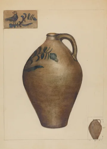 Jug by Samuel Sulkowitz, index of american design, 1936
