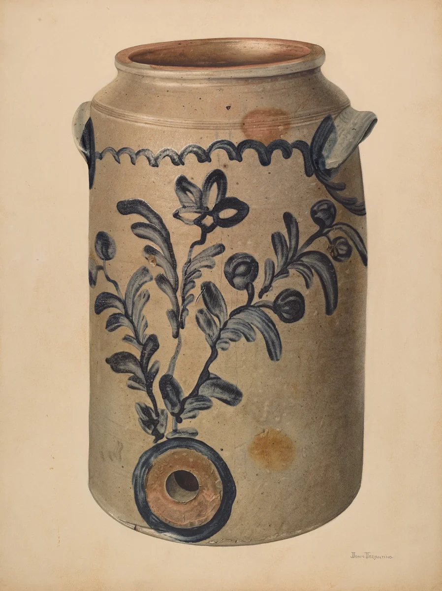 Water Cooler by John Tarantino, index of american design, 1940