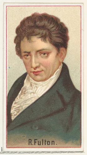 R. Fulton, printer's sample for the World's Inventors souvenir album (A25) for Allen & Ginter Cigarettes by Allen & Ginter, print, 1888