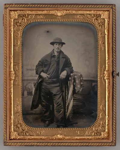 Untitled (Portrait of a Standing Man) by Unknown maker, other, 1860