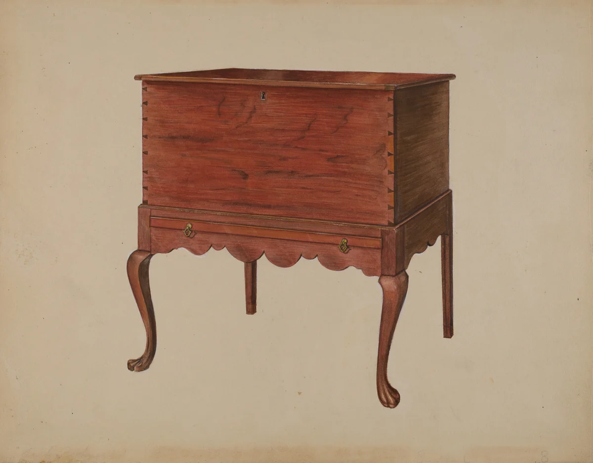 Cellaret by Arthur Johnson; Jack Bochner, index of american design, 1938