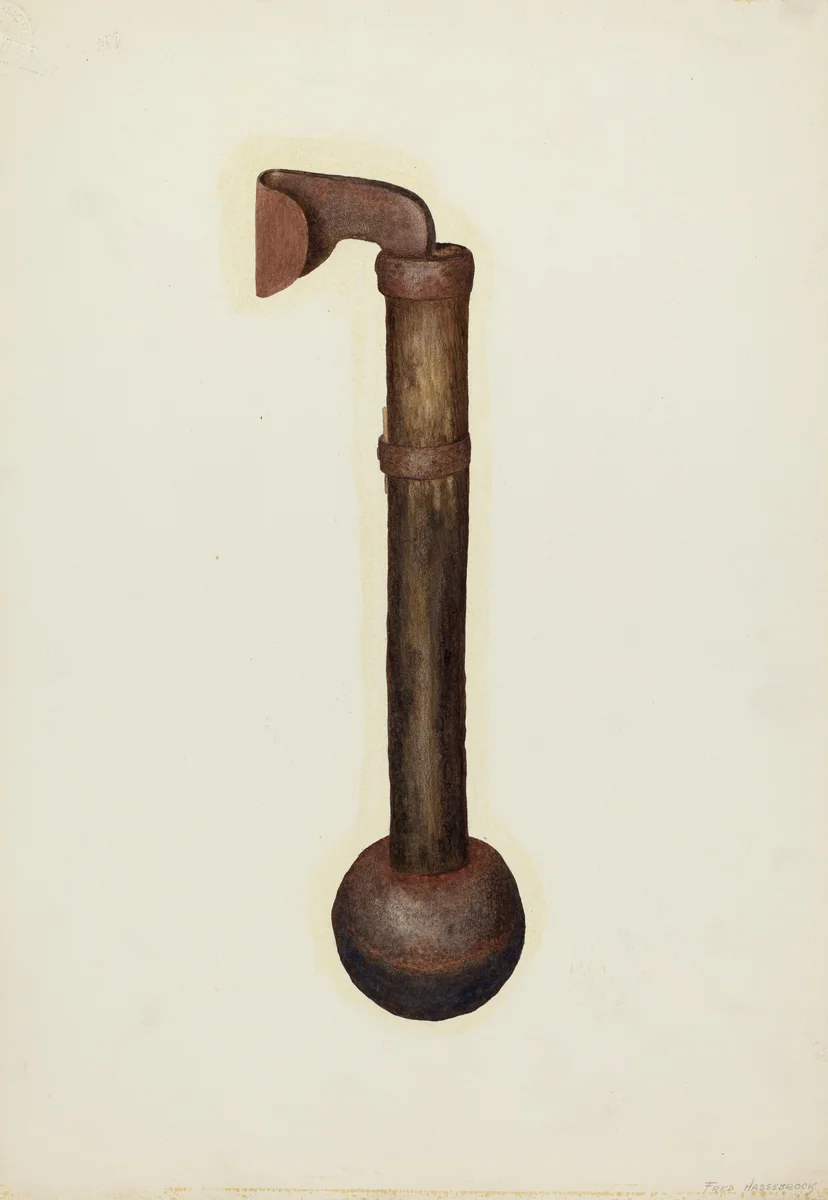 Turpentine Hack by Fred Hassebrock, index of american design, 1939