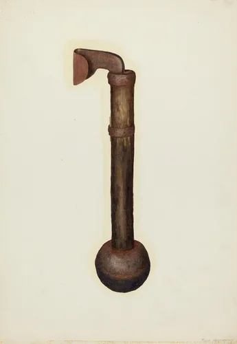 Turpentine Hack by Fred Hassebrock, index of american design, 1939