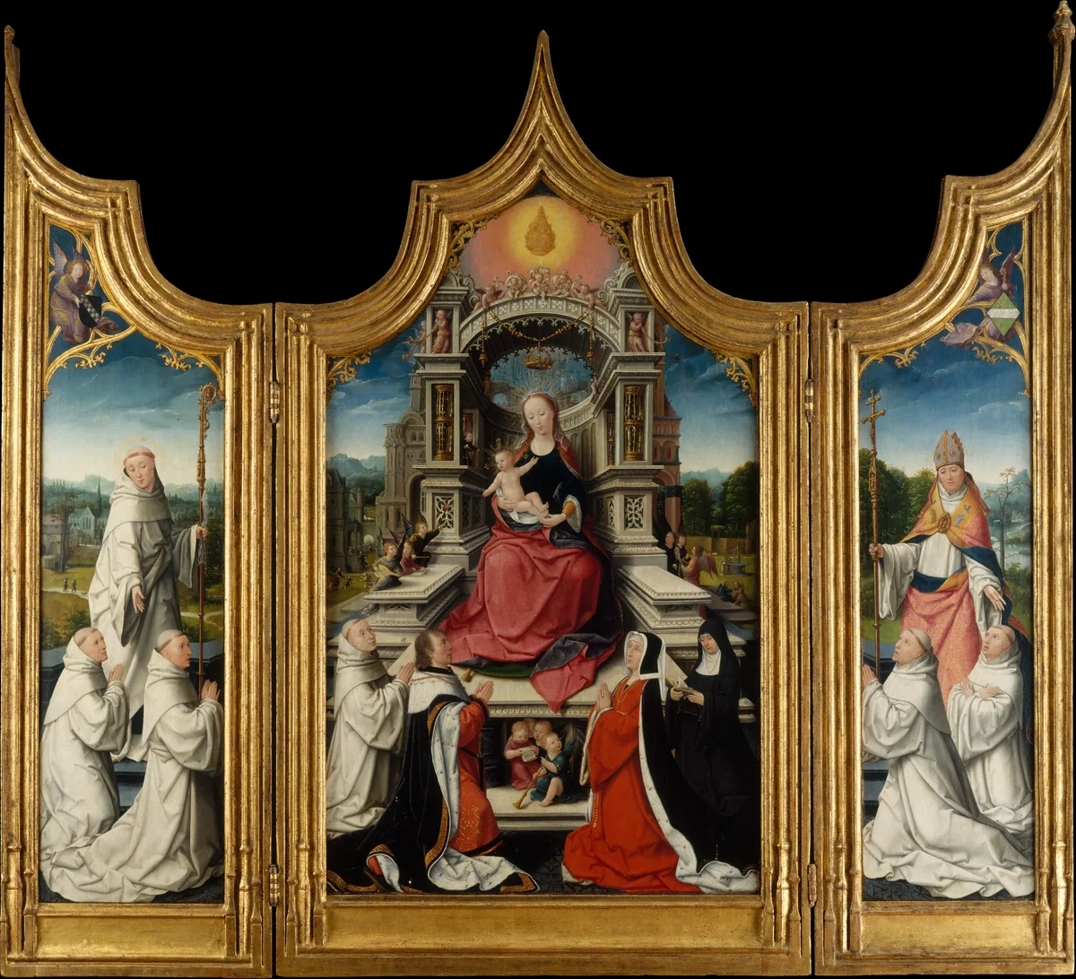 The Cellier Altarpiece by Jean Bellegambe, painting, 1511-1512
