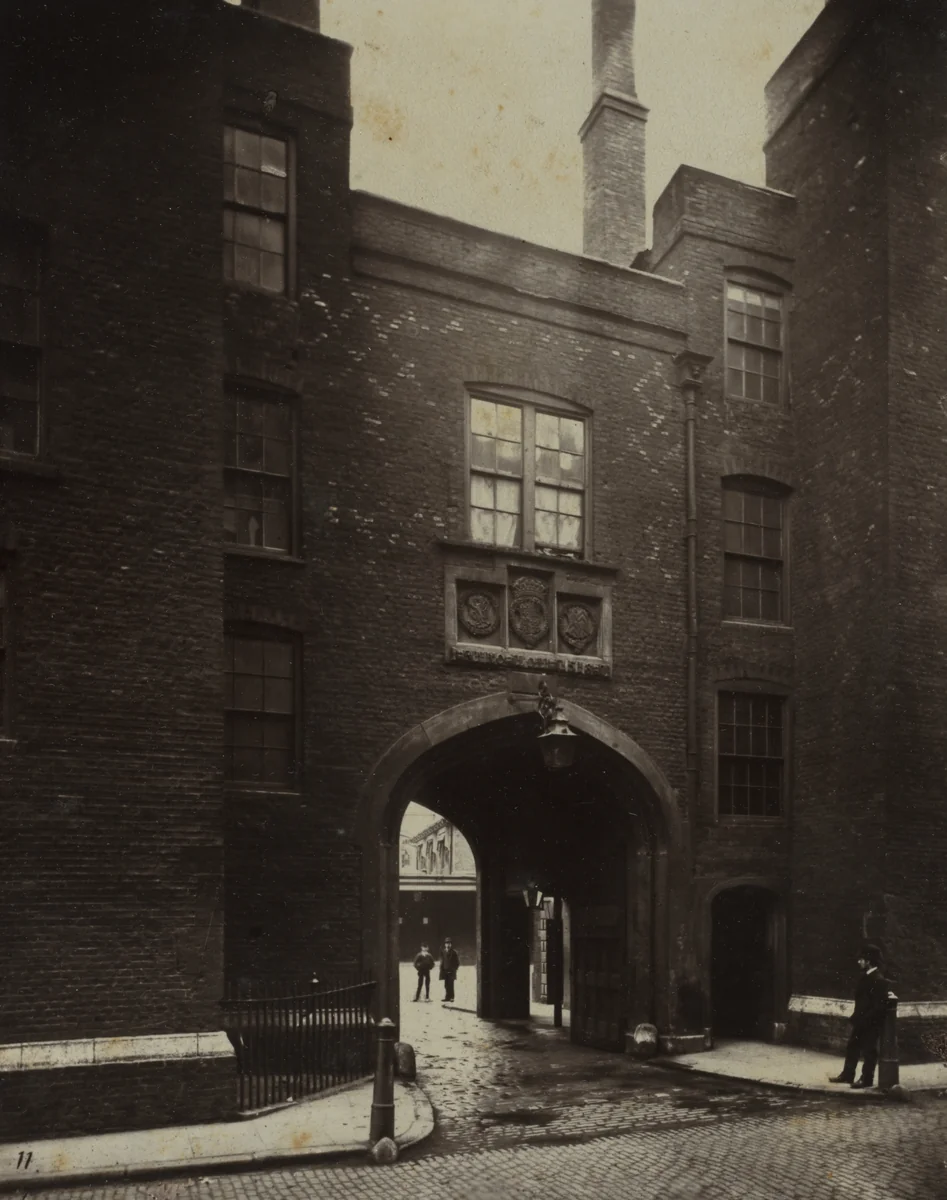 Lincoln's Inn, Gate House by Alfred H. Bool, photograph, 1876