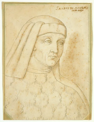 Presumed Portrait of Jacopo Alvarotto by Unidentified Artist, drawing, 1798-1802