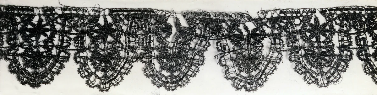 Border by Italy, textile, 1625-1650