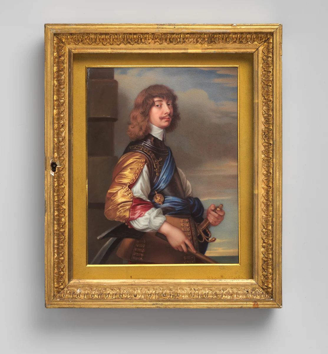 Algernon Percy (1602–1668), Tenth Earl of Northumberland, after Van Dyck by Henry Bone, other, 1827