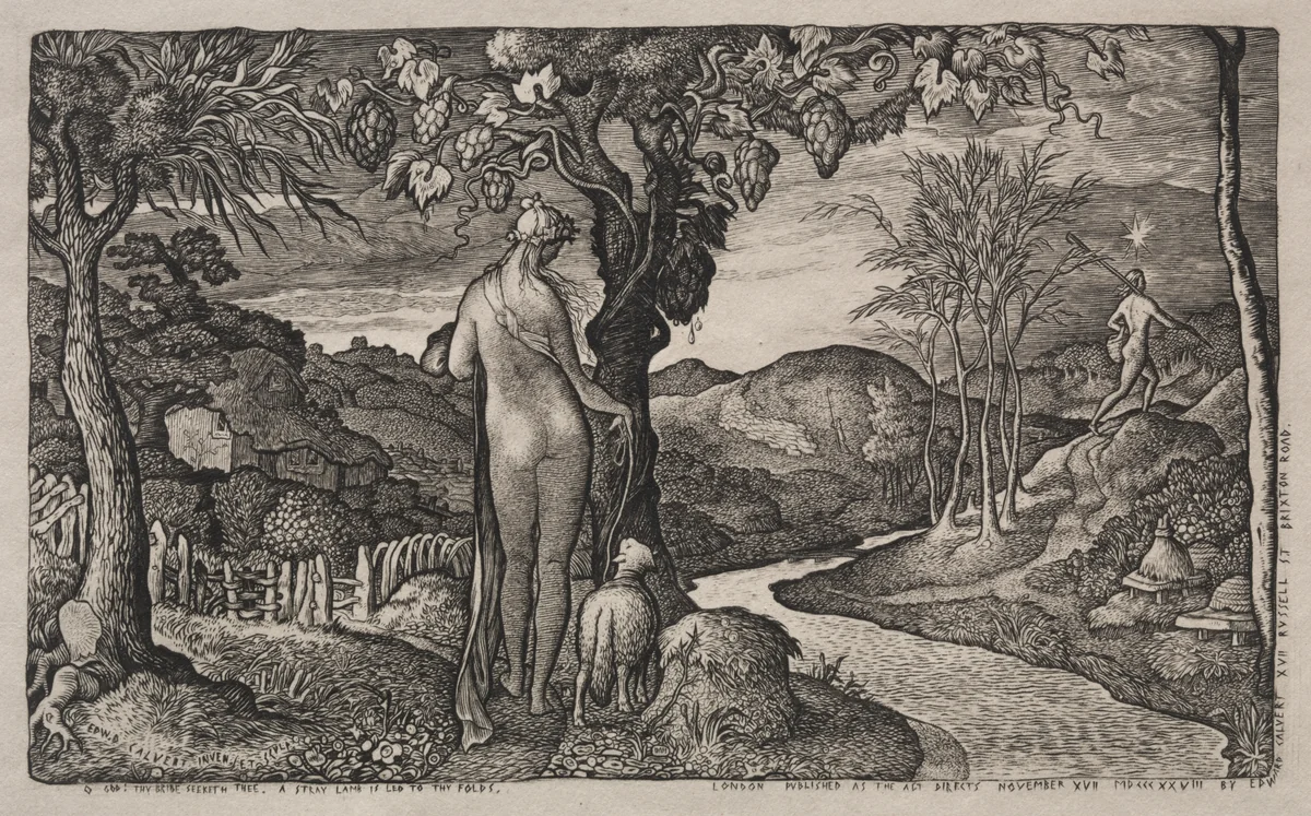 The Bride by Edward Calvert, print, 1829