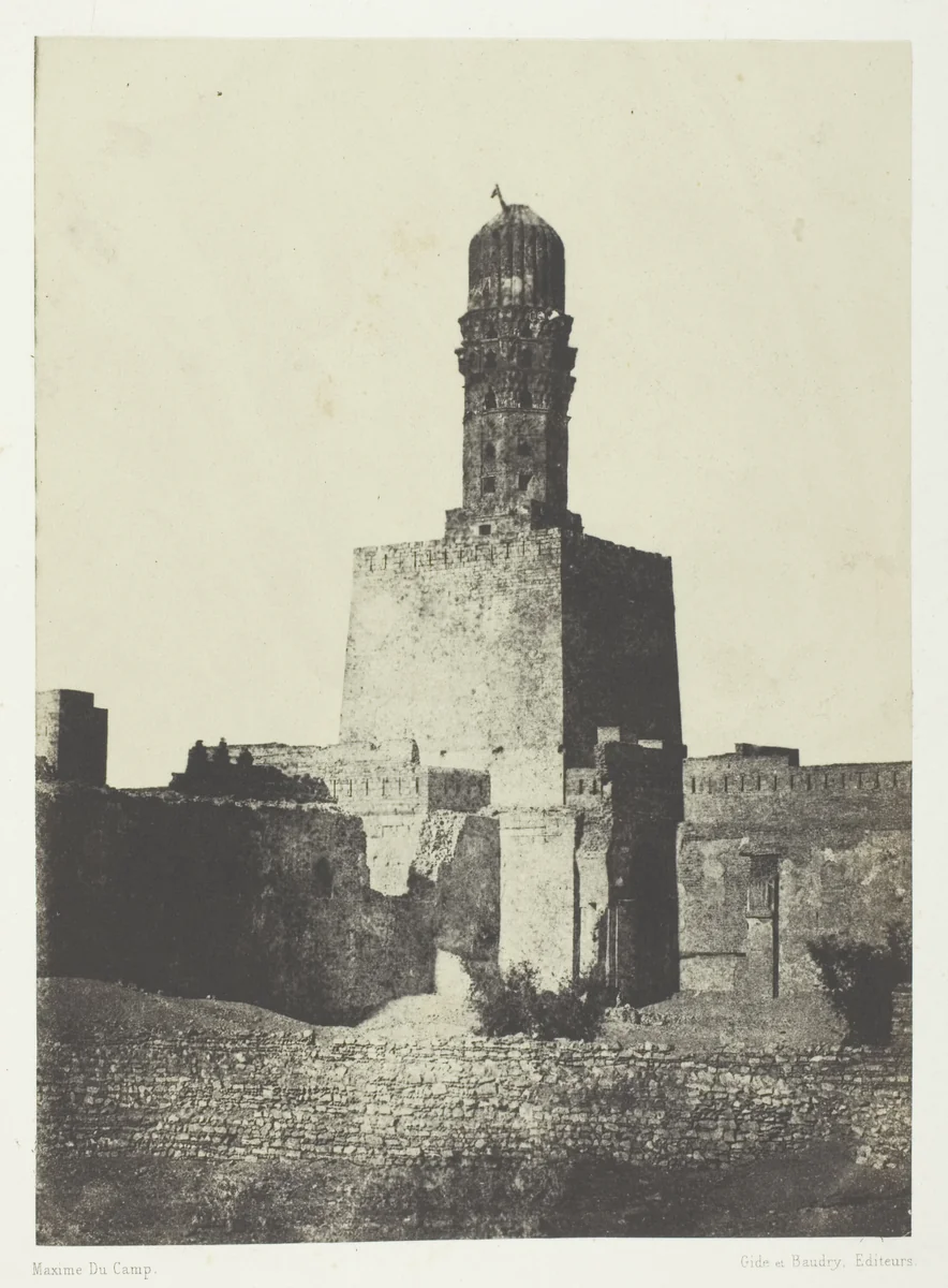 Mosquée du Khalife Haakem Biamrillah, Le Kaire, plate 4 from the album "Egypte, Nubie, Palestine et Syrie" (1852) by Maxime Du Camp, photograph, 1849-1851