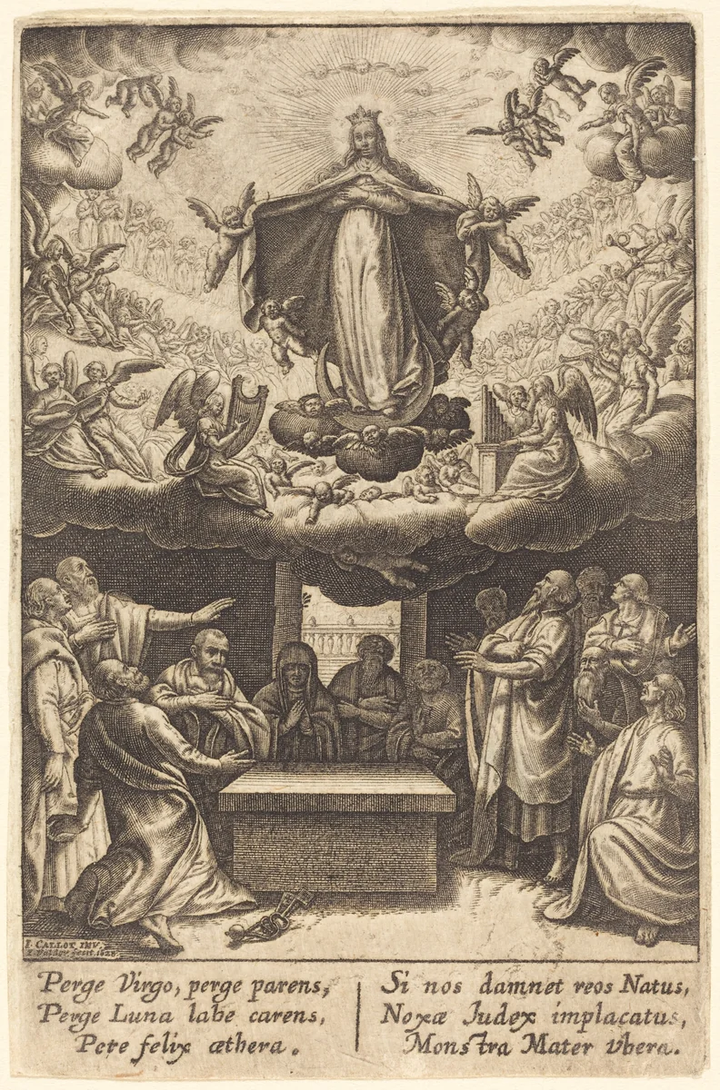 The Assumption of the Virgin by Jean Waldor, print, 1628