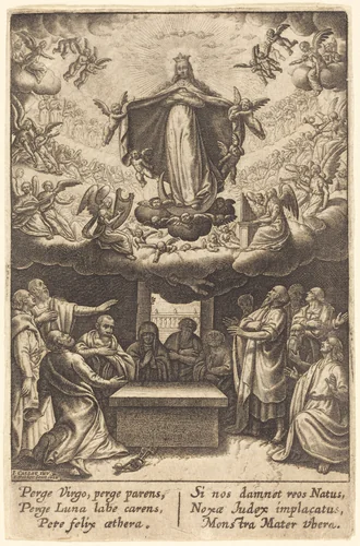The Assumption of the Virgin by Jean Waldor, print, 1628
