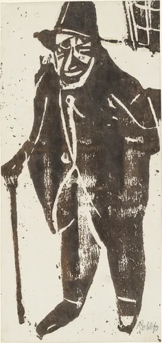Jew (Jude) by Christian Rohlfs, print, 1923