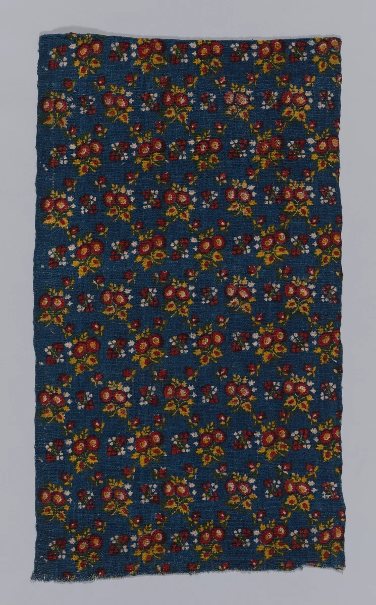 Fragment by Russia, textile, 1801-1900