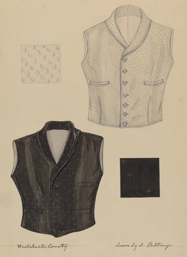 Waistcoats by Isabelle De Strange, index of american design, 1936