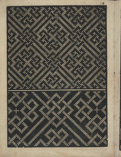 Libbretto nouellamete composto per maestro Domenico da Sera...lauorare di ogni sorte di punti, page 13 (verso) by Domenico da Sera, book, 1532