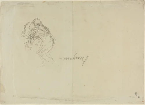 The Prodigal Son by Honoré Daumier, drawing, 1808-1879