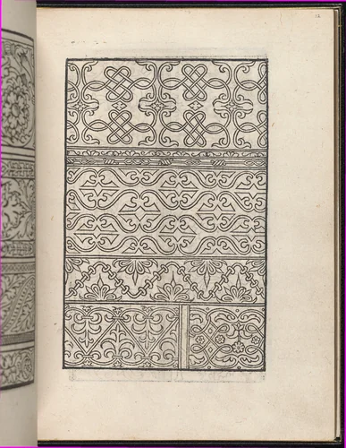 Page from Ein new kunstlich Modelbuch...(Page 12r) by Peter Quentel, book, 1544