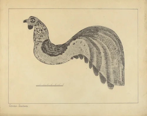 Weather Vane by Gordon Sanborn, index of american design, 1935-1942