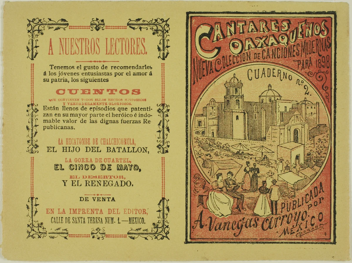 Oaxacan Songs by José Guadalupe Posada, print, 1898