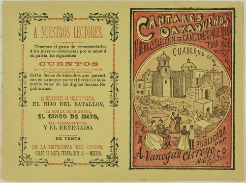 Oaxacan Songs by José Guadalupe Posada, print, 1898