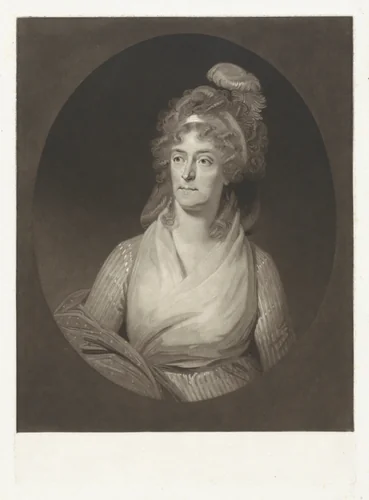 Portret van Wilhelmina van Pruisen by Charles Howard Hodges, print, 1798