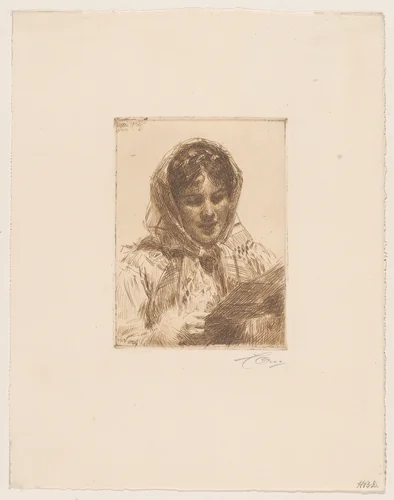 The Letter by Anders Zorn, print, 1913