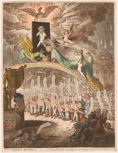 Titianus Redivivus by James Gillray, print, 1797