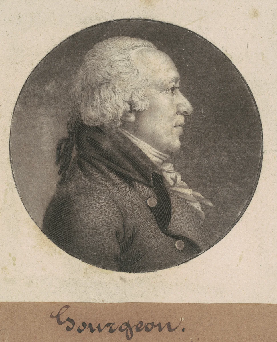 Gourgeon by Charles B. J. Févret de Saint-Mémin, print, 1807