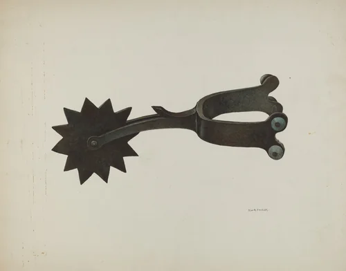 Spur by Robert W.R. Taylor, index of american design, 1940