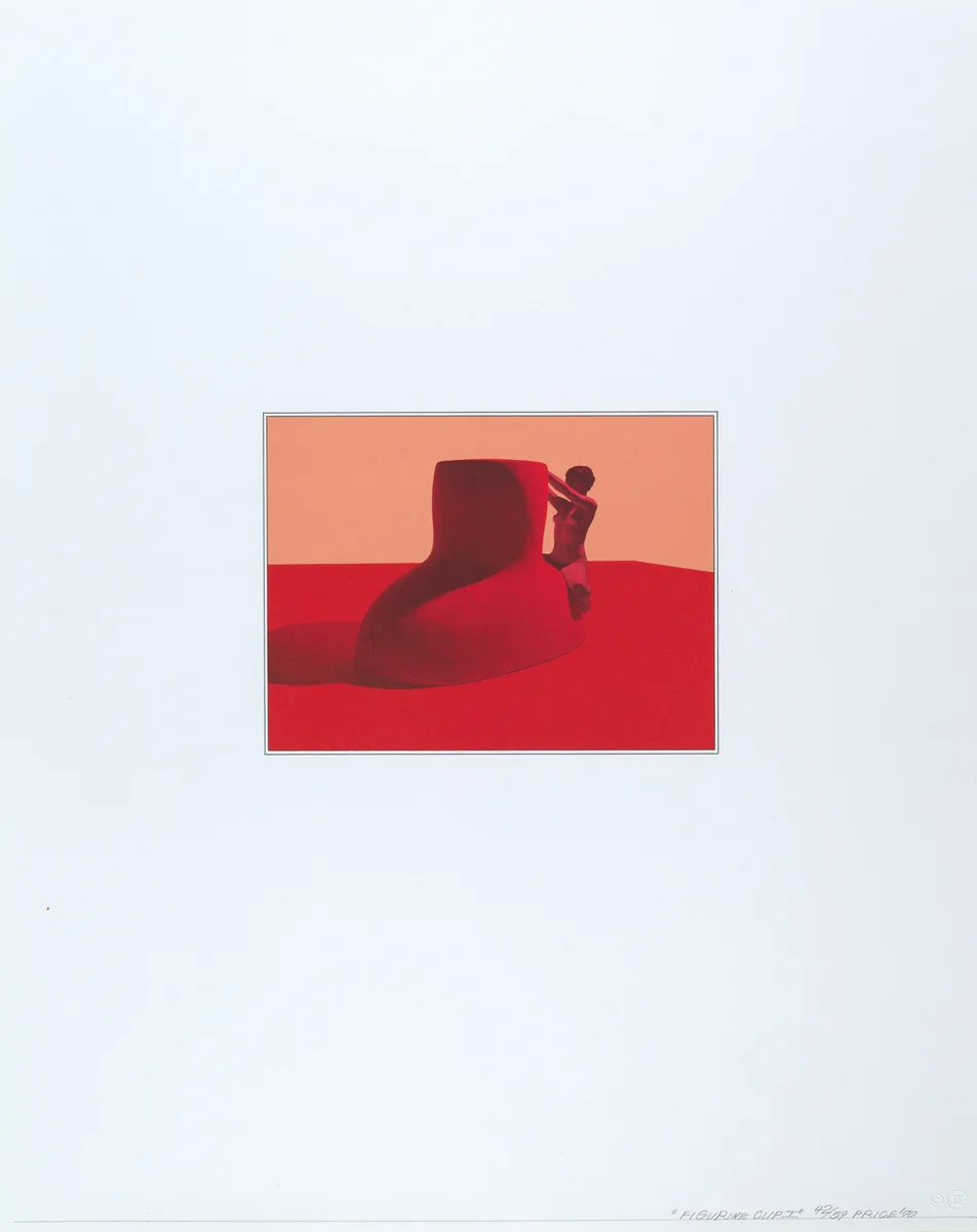 Figurine Cup I by Ken Price, print, 1969-1970