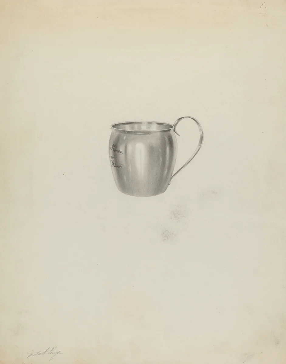 Silver Cup by Michael Fenga, index of american design, 1938
