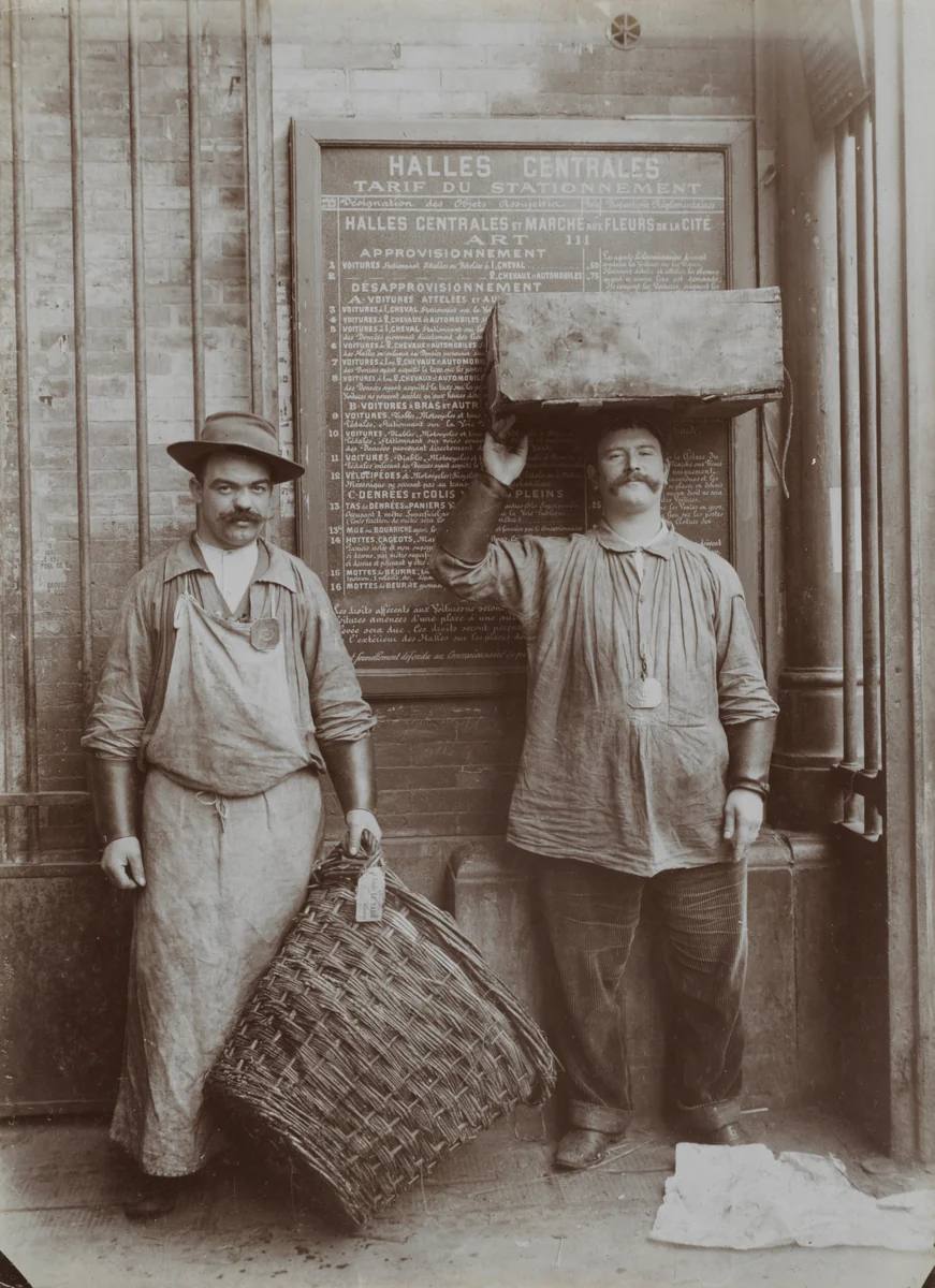 Fish Porters by Paul Géniaux, photograph, 1890-1900