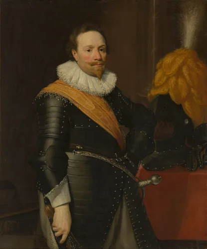 Portrait of an Officer by Jan Anthonisz. van Ravesteyn, painting, 1621